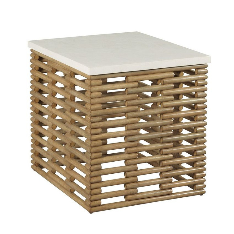 Hammary Rattan Rect End Table 090-1013