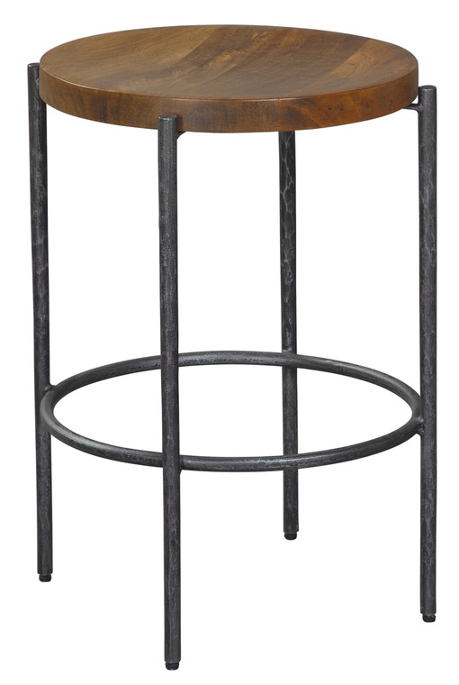 Hekman Bedford Park Brown Round Wooden Pub Stool 23729