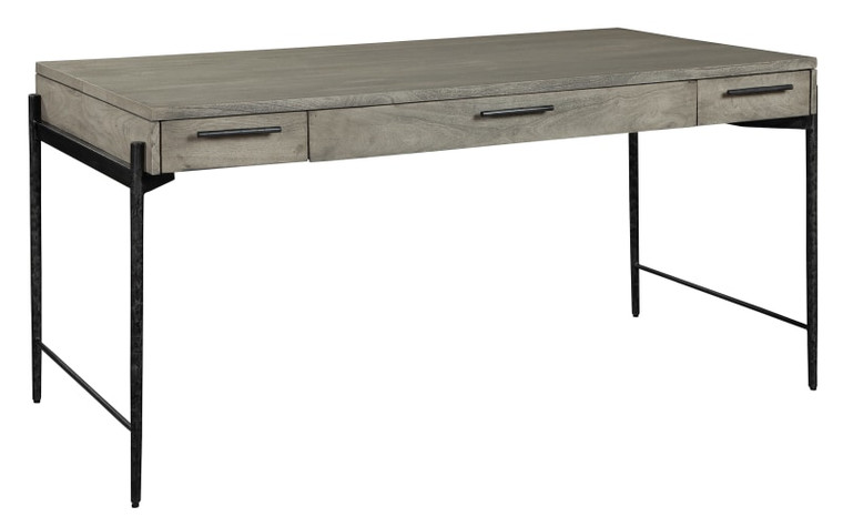 Hekman Bedford Park Gray Desk With Forged Legs 24940