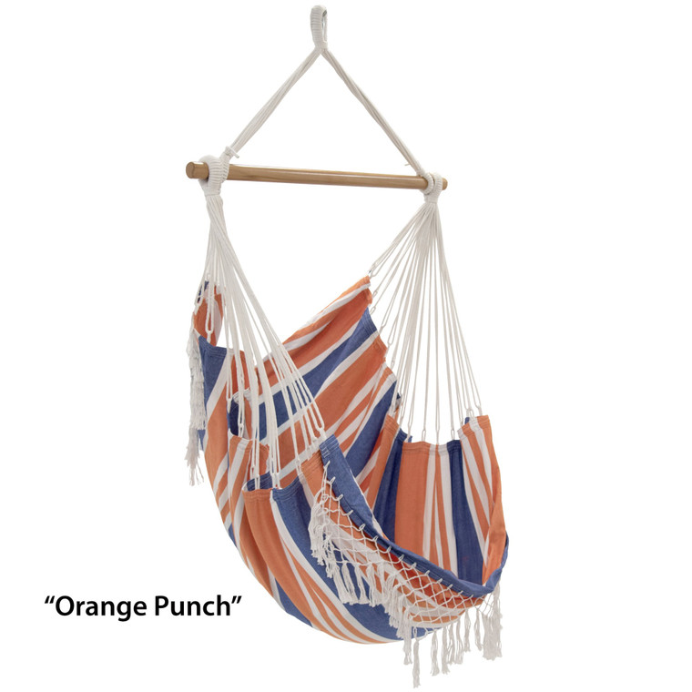 Vivere Brazilian Hammock Chair (Orange Punch) B540