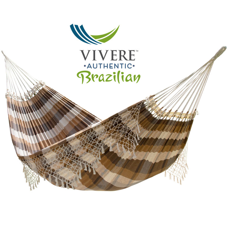 Vivere Authentic Brazilian Tropical Hammock - Double (Brazilwood) BRAZ303