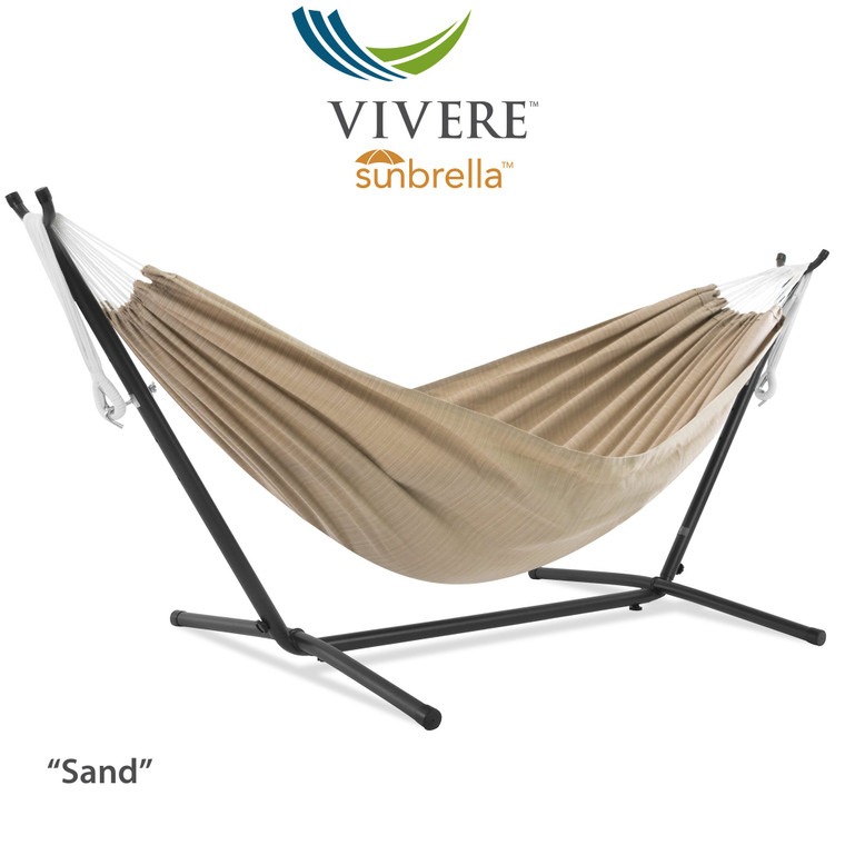 Vivere Combo - Sunbrella® Sand Hammock With Stand (9Ft) C9SUNS