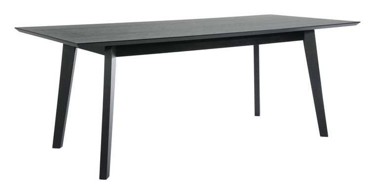 Homeroots Modern Black Finish Comfortable Dining Table 386242