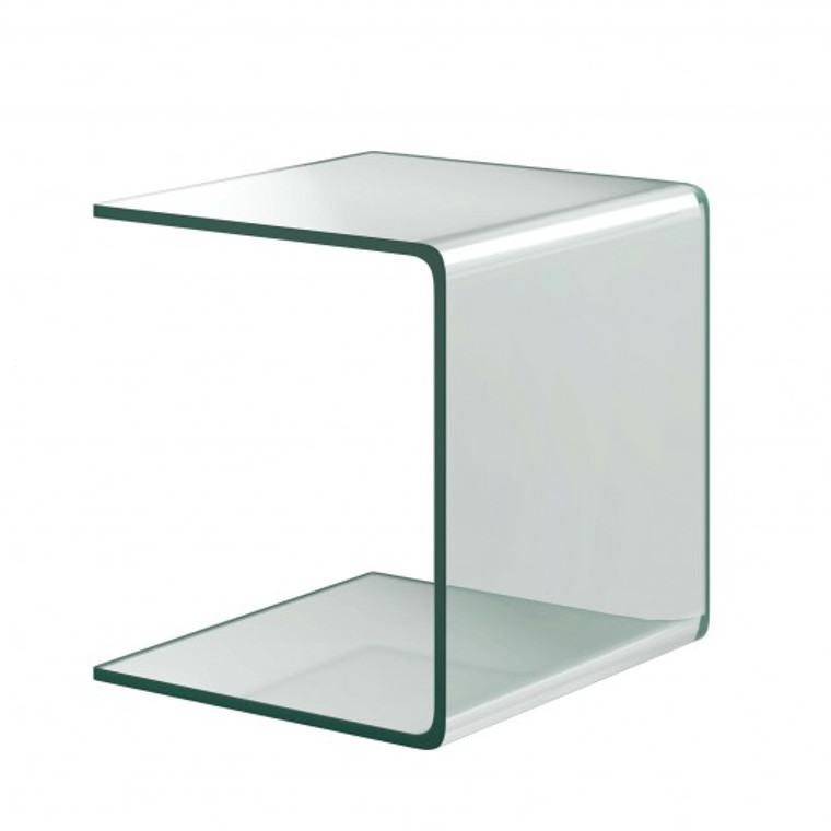 Tempered Sofa Side Glass End Table HW66957
