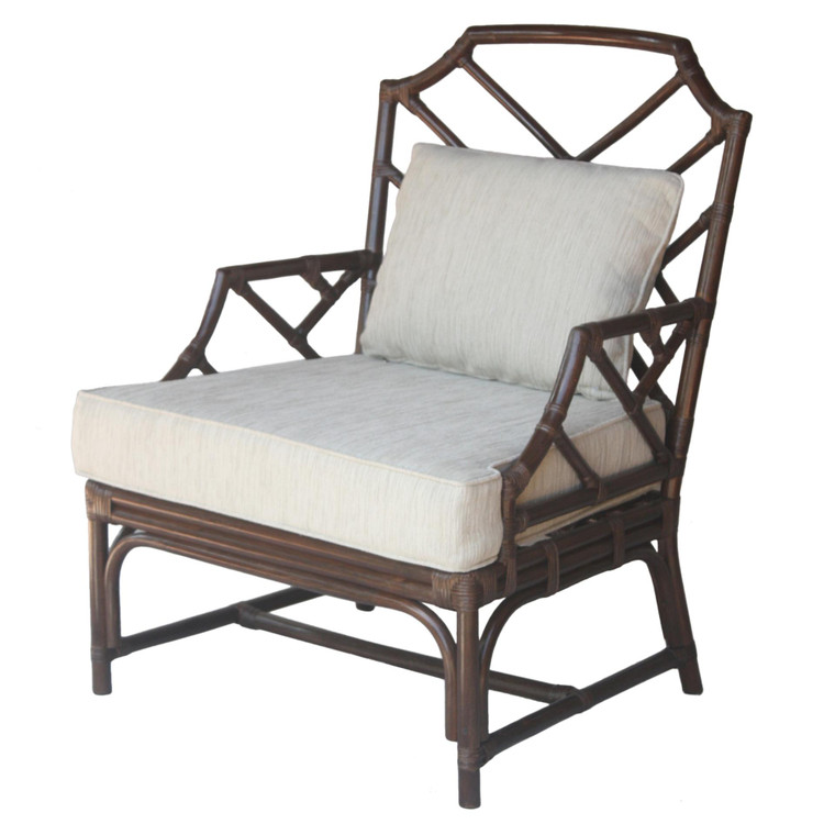 Kara Rattan Accent Arm Chair 2400043-PB By New Pacific Direct