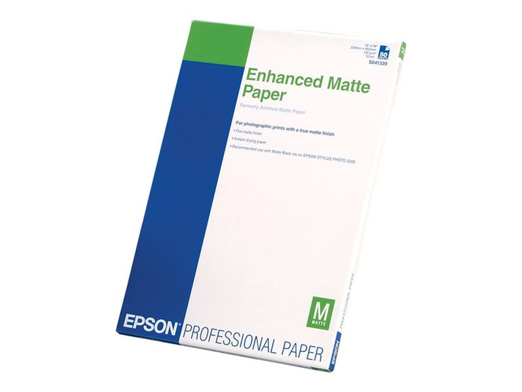 Epson Ultra Presentation 50 Sheets Matte 13 X 19 EPSS041339 By Arlington