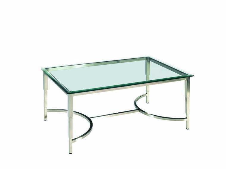 Allan Copley Sheila Rectangular Steel Cocktail Table 20502-01-G