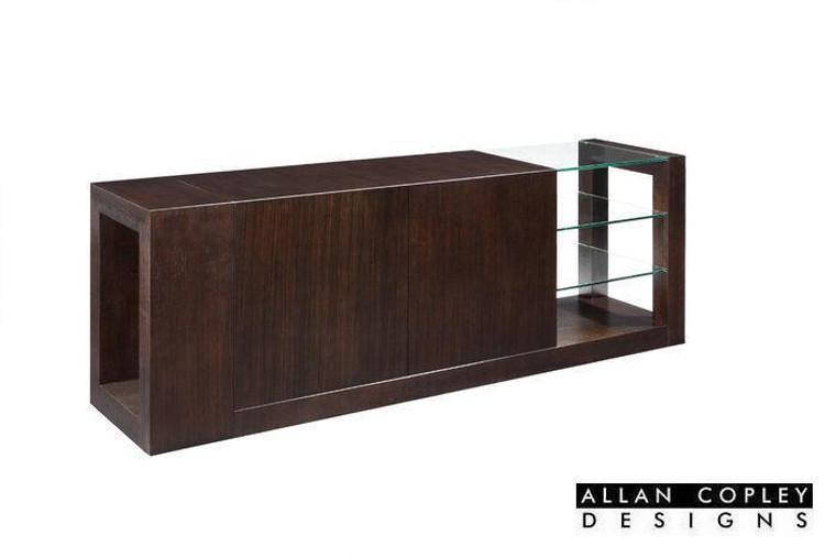 Allan Copley Dado 2-Door, 2-Drawer Buffet With Glass Shelves 30503-30