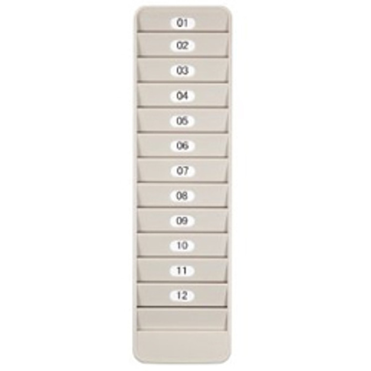 Pyramid Employee Id 12 Pocket Badge Rack PTI500-12 By Arlington