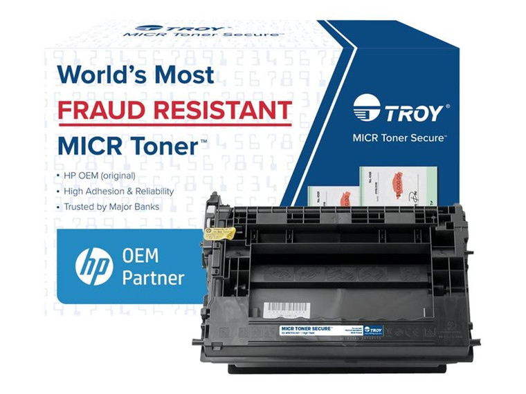Troy/Hp Laserjet M611Dn Hi Secure Micr Toner TRS02-W1470X-001 By Arlington
