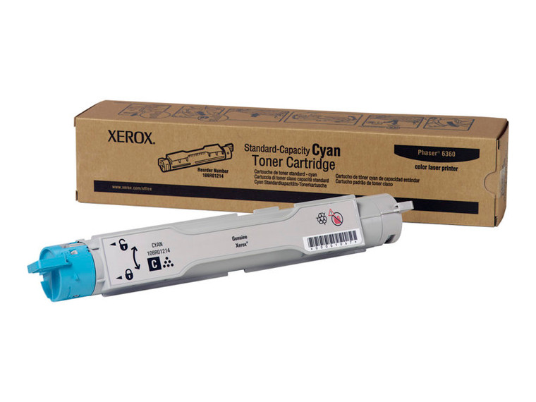 Xerox Phaser 6360 Sd Yield Cyan Toner XER106R01214 By Arlington