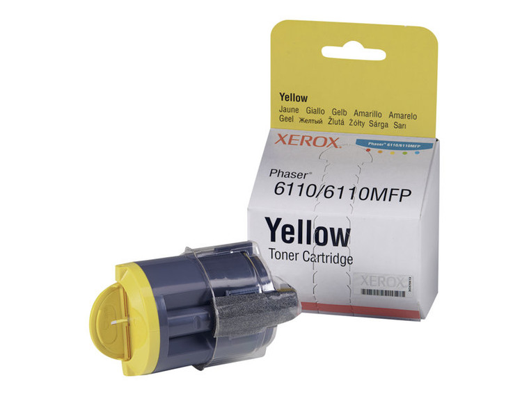 Xerox Phaser 6110 Sd Yield Yellow Toner XER106R01273 By Arlington