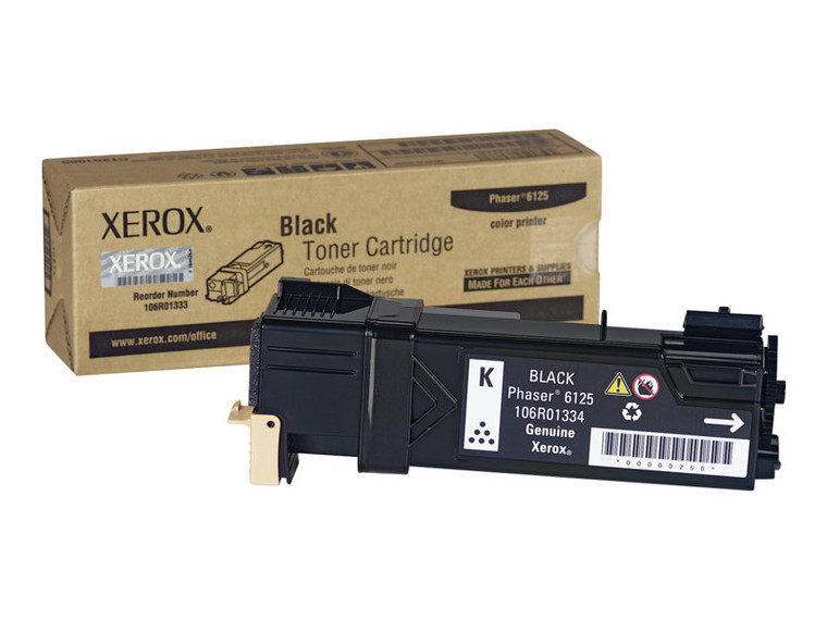 Xerox Phaser 6125 Sd Yield Black Toner XER106R01334 By Arlington