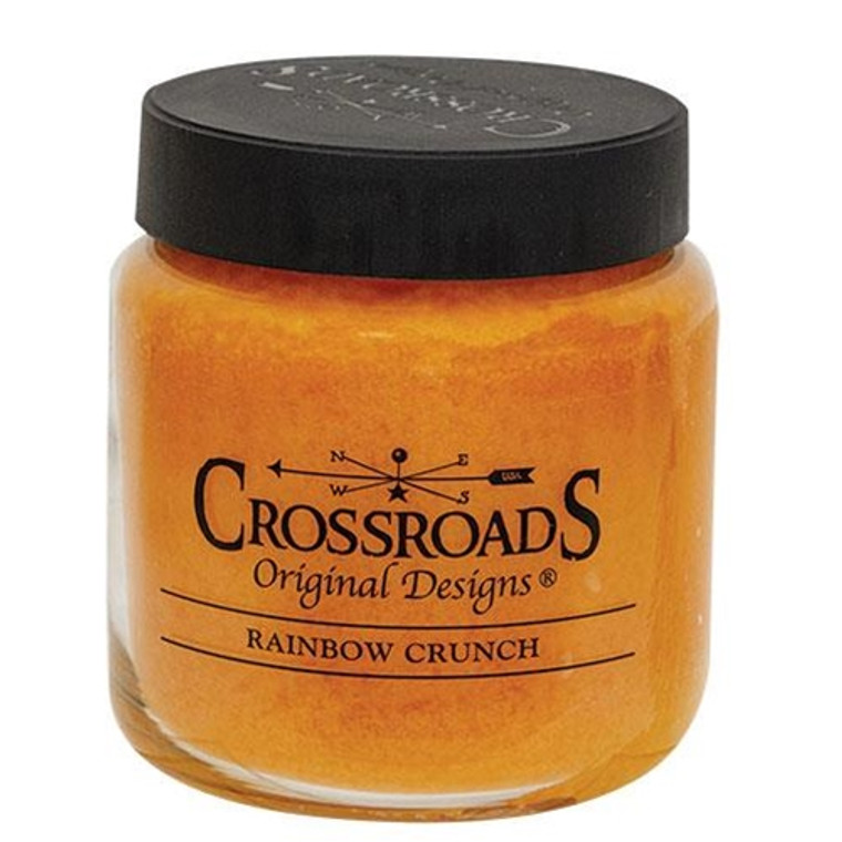 CWI G00590 Rainbow Crunch Jar Candle 16Oz