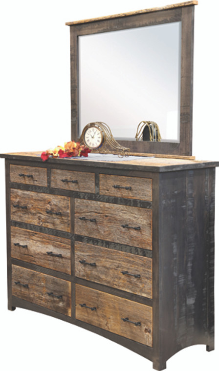 Reclaimed Barn Floor Mission Collection High Dresser 801 By Frog Pond Furniture