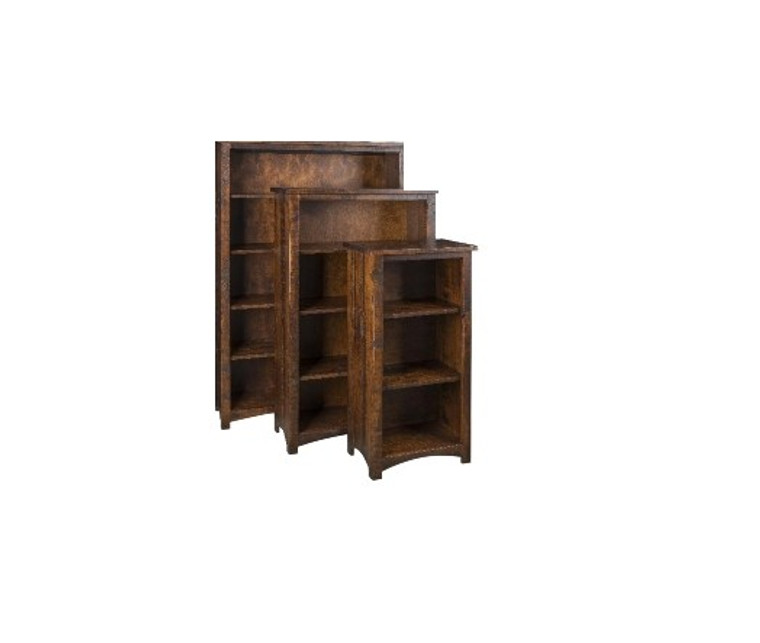 Barn Floor Office Furniture Open Bookcase - 4 BFF4872 By Frog Pond Furniture