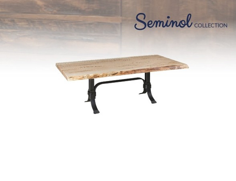 Seminole Live Edge Tables Collection 54" Coffee Table SCT54 By Frog Pond Furniture