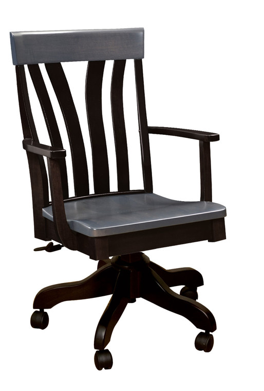 Lennox Arm Gas Lift Desk Chair AC321-GLD By Hillside Chair