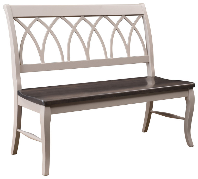 30" Double X Bench With No Arms AC280-30 By Hillside Chair