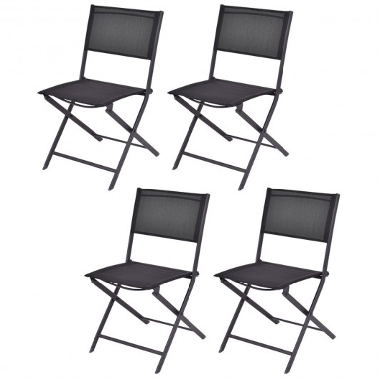 Set Of 4 Outdoor Patio Folding Chairs OP3098
