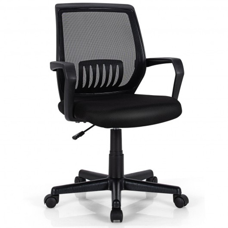 Mid-Back Mesh Height Adjustable Executive Chair With Lumbar Support HW66853