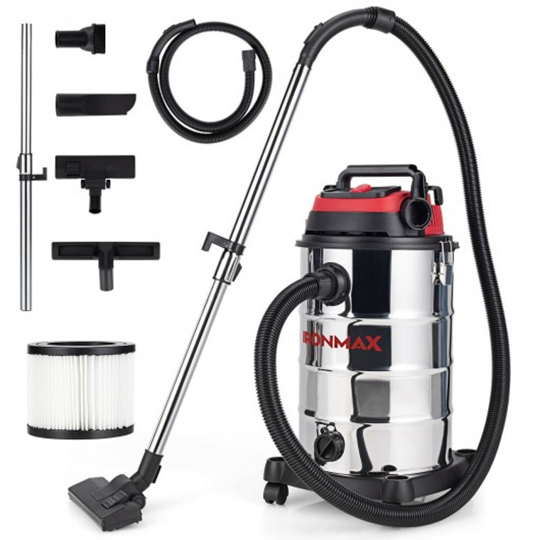 6 Hp 9 Gallon Shop Vacuum Cleaner With Dry And Wet And Blowing Function EP24964