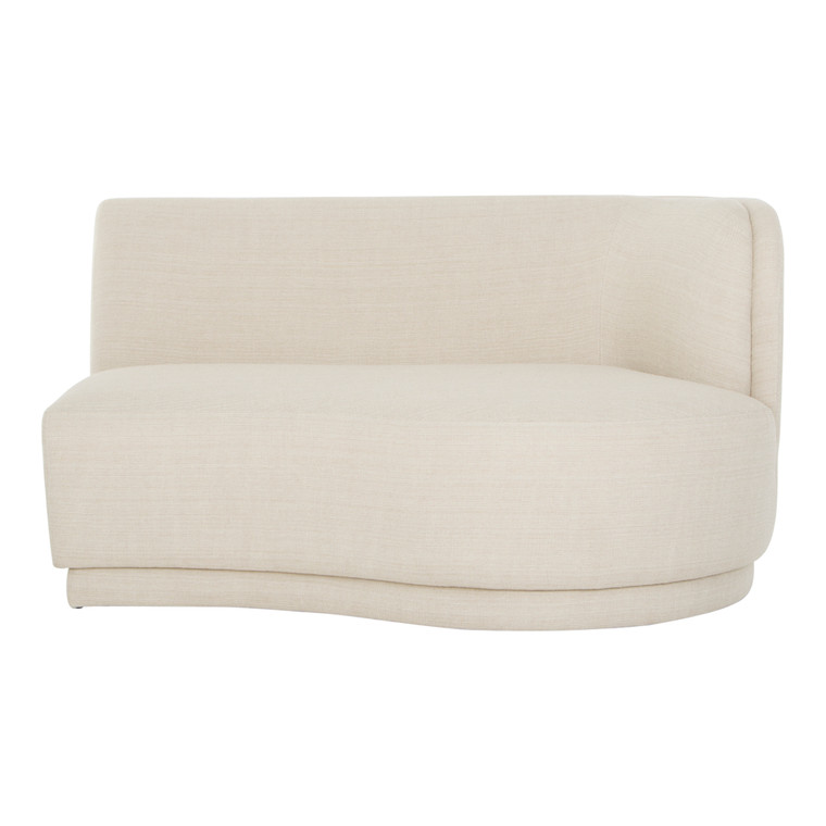 Moes Home Yoon 2 Seat Chaise Right Cream JM-1016-05