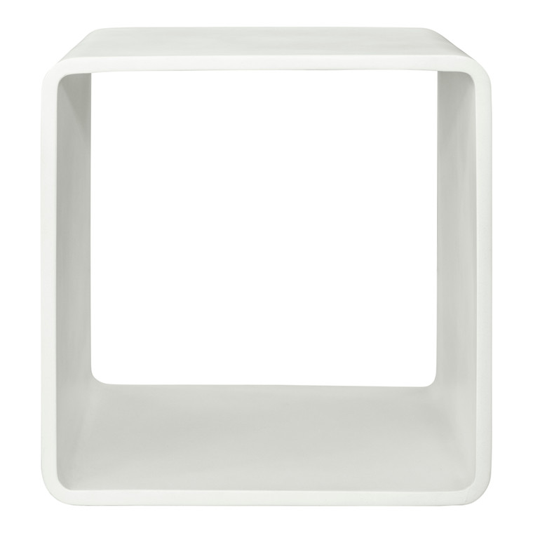 Moes Home Cali Accent Cube White JK-1009-18
