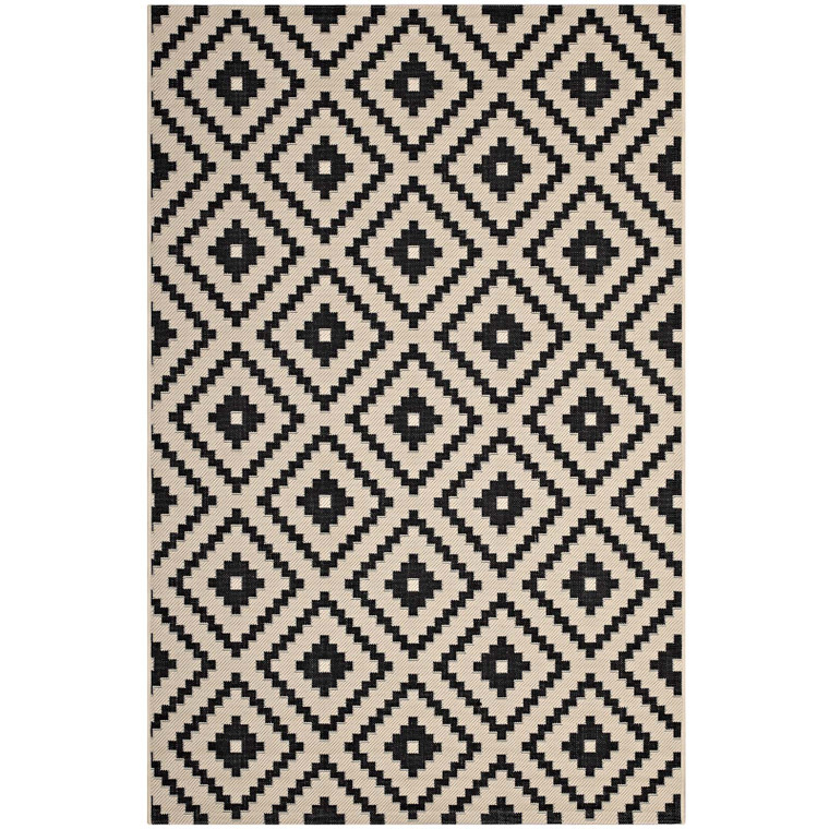 Perplex Geometric Diamond Trellis 4X6 Indoor And Outdoor Area Rug R-1134A-46 By Modway Furniture