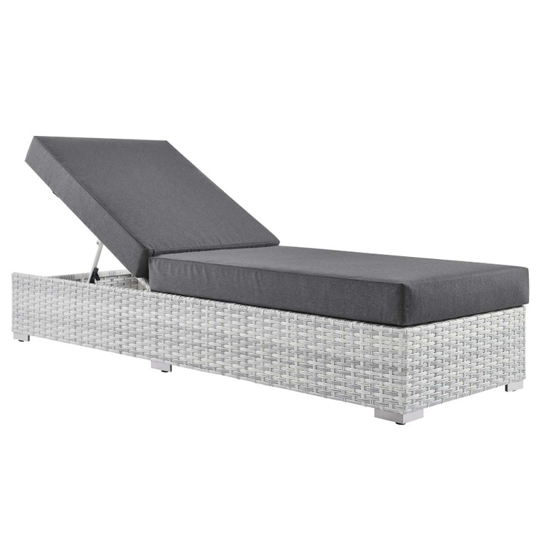 Convene Outdoor Patio Chaise EEI-4307-LGR-CHA By Modway Furniture