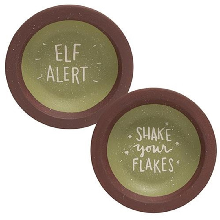 *Shake Your Flakes Dish Cup 2 Asstd. (Pack Of 2) G35458 By CWI Gifts