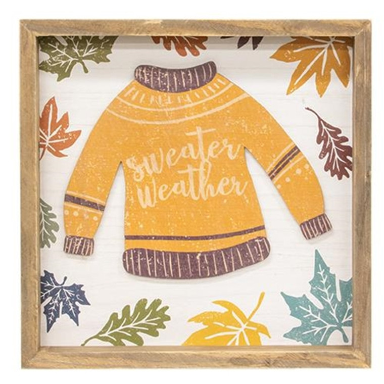 *Sweater Weather Distressed Frame G35524 By CWI Gifts