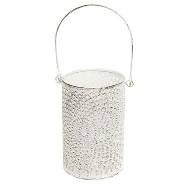 Shabby Chic Can Lantern Large G55494AW By CWI Gifts