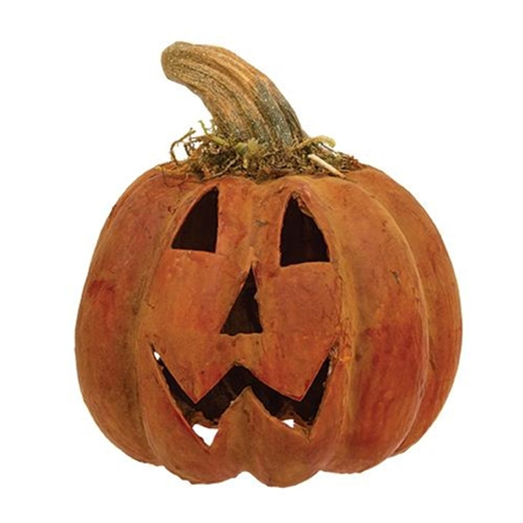 Beeswax Dipped Jack O Lantern Luminary GRJ0070 By CWI Gifts