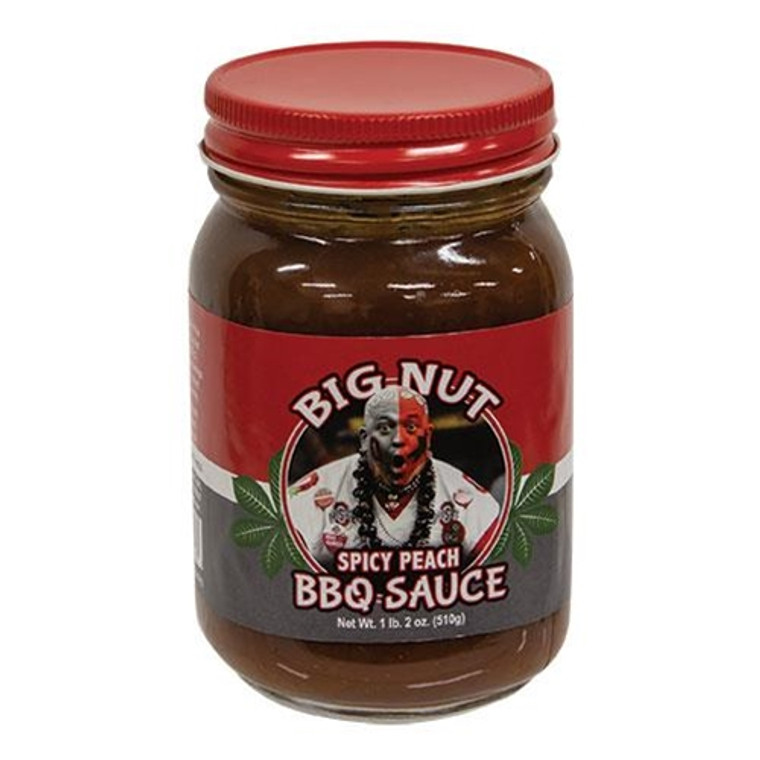 Big Nut Spicy Peach Bbq Sauce M00323 By CWI Gifts