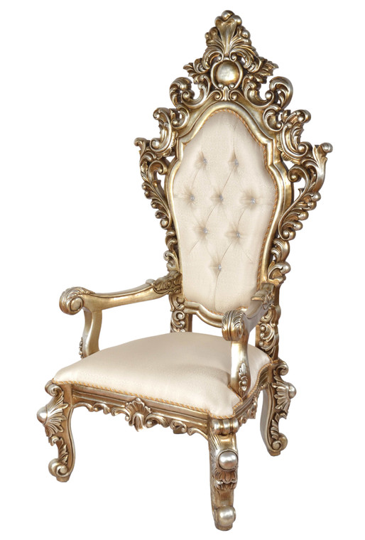AFD Home 12019141 Platine Royal King Chair