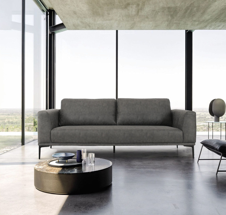 VIG Furniture VGKNK8578-DK_GRY-S Divani Casa Jada - Modern Dark Grey Fabric Sofa