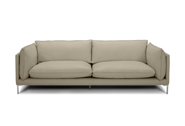 VIG Furniture VGKKKF2627-TP-S Divani Casa Harvest - Modern Taupe Full Leather Sofa