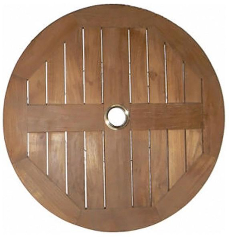 LS-024 Anderson Teak 24" Lazy Susan For Outdoor Tables