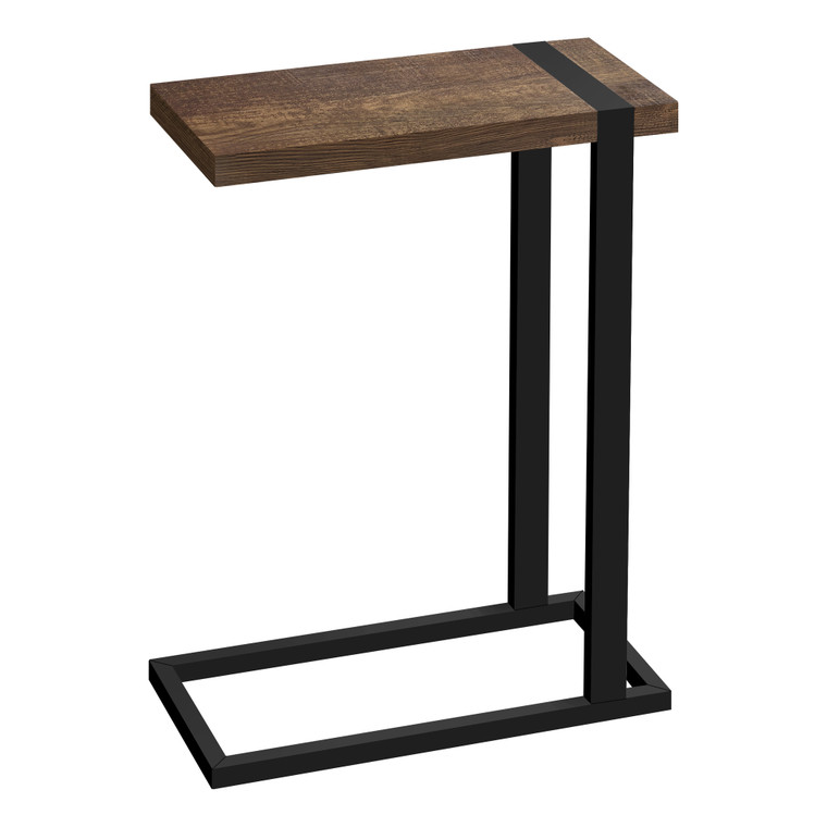 Monarch Accent Table - Brown Reclaimed Wood-Look - Black Metal I 2853