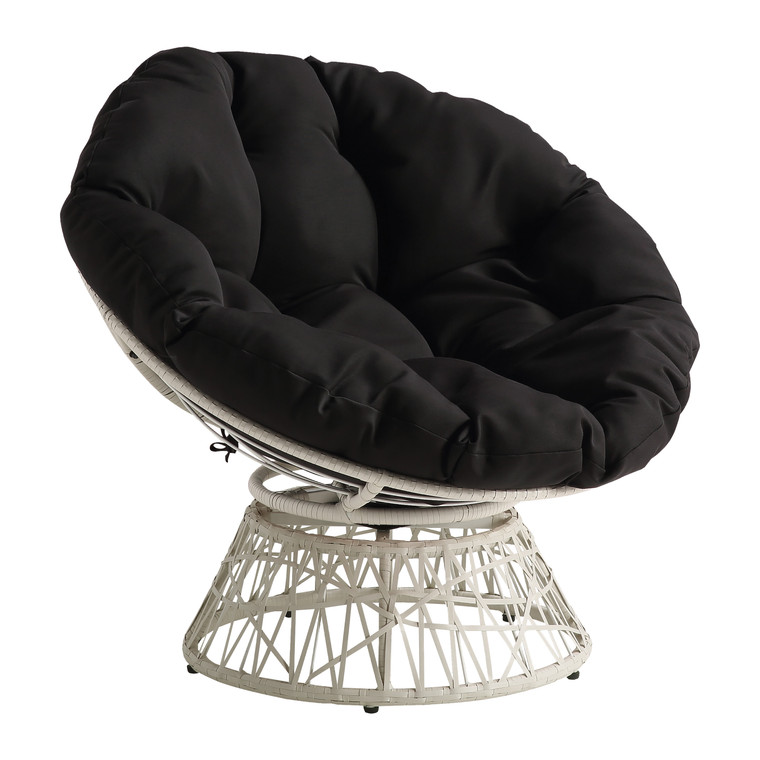 Office Star Papasan Chair - Black BF29296CM-BK