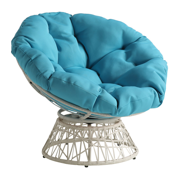Office Star Papasan Chair - Blue BF29296CM-BL