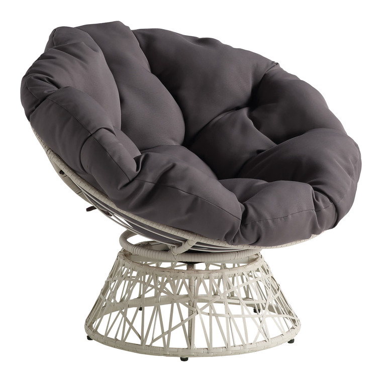 Office Star Papasan Chair - Grey BF29296CM-GRY
