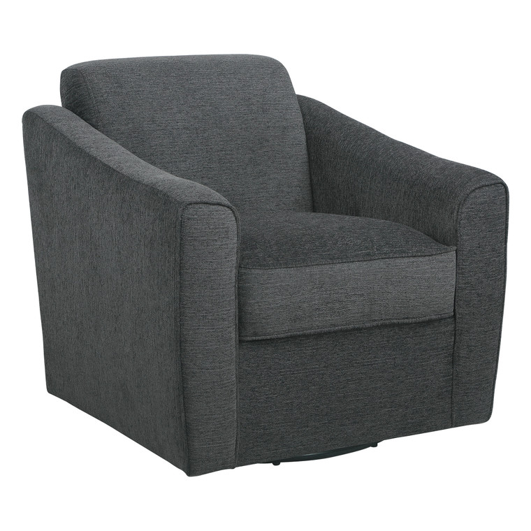 Office Star Cassie Swivel Arm Chair - Charcoal CSS-BY7