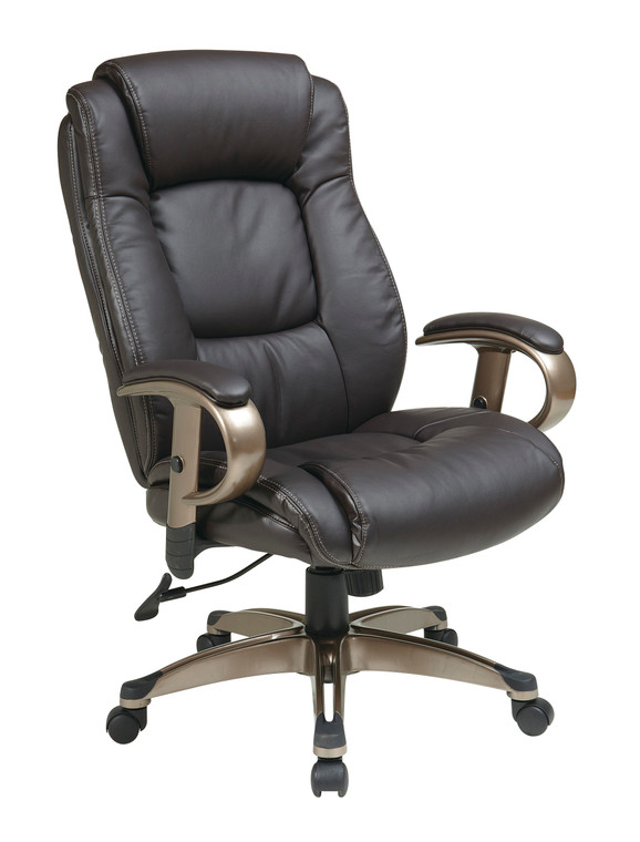 Office Star Executive Bonded Leather Chair - Espresso ECH52661-EC1