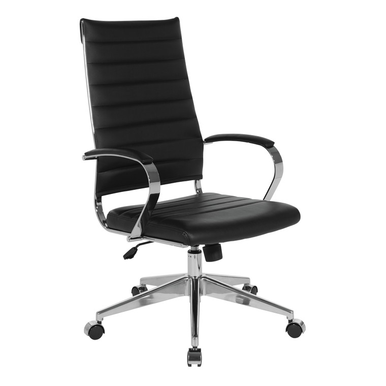 Office Star Executive High Back Chair - Black FL52530C-U6