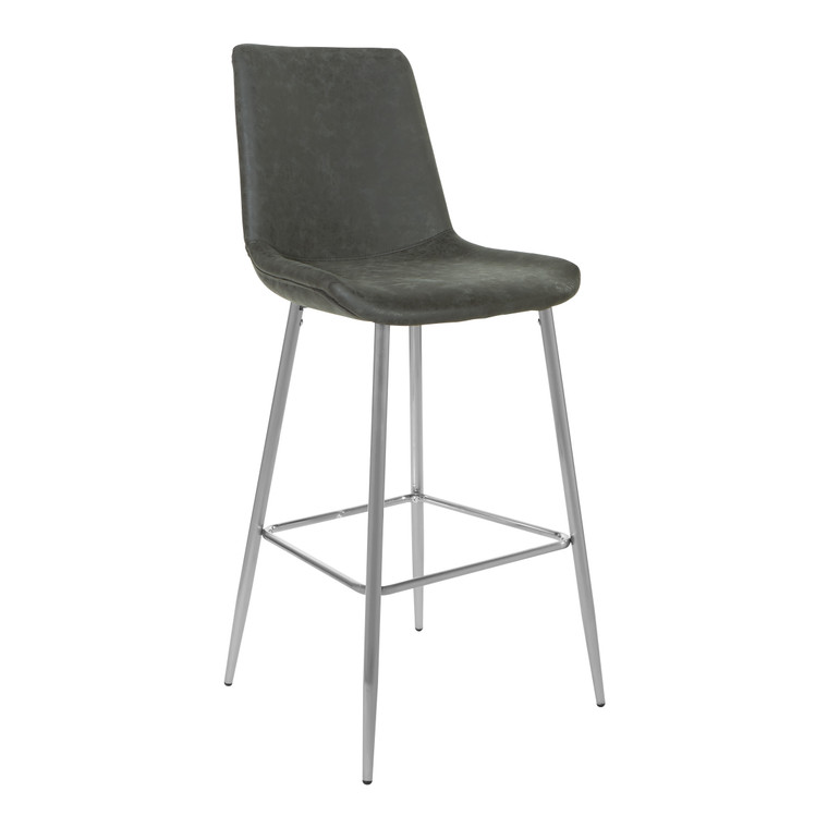 Office Star Theo 30" Bar Stool - Set Of 2 - Black THE30-P59