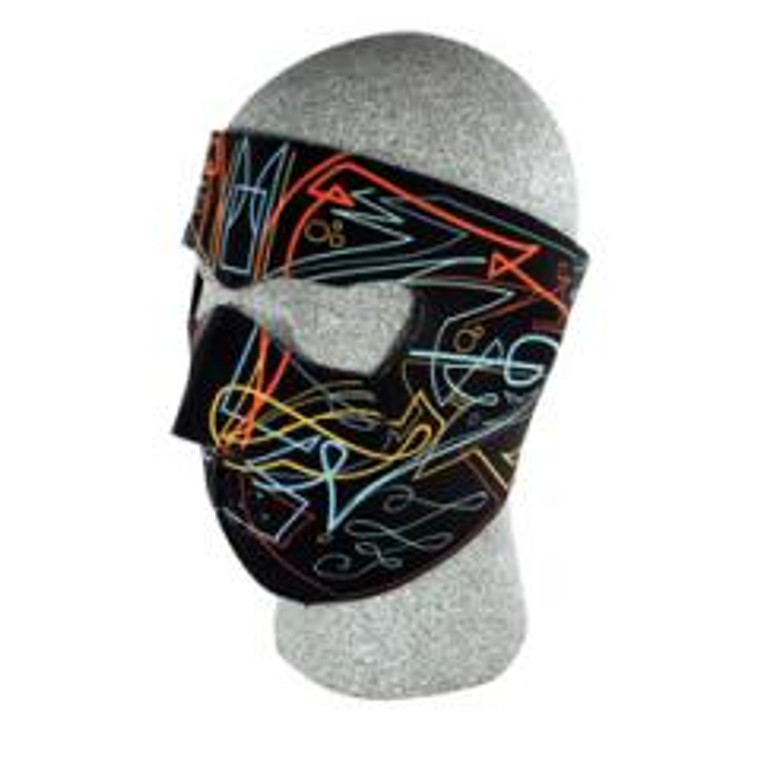 Face Mask - Pinstripe Neoprene FMF5 -WNFM011-F5 By Nuorder