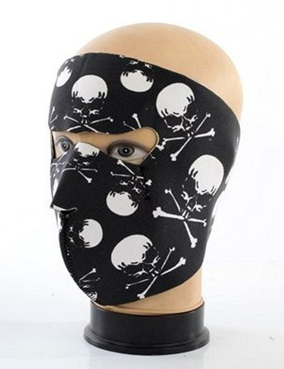 Face Mask - Skull Crossbones Neoprene G4 By Nuorder