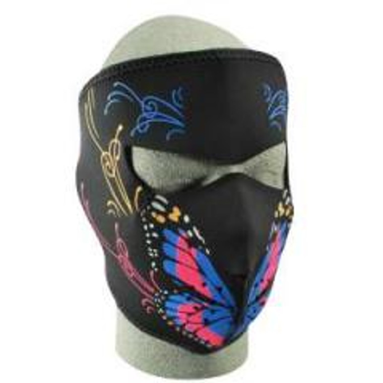 Face Mask - Butterfly Neoprene FMF15 -WNFM041-F15 By Nuorder